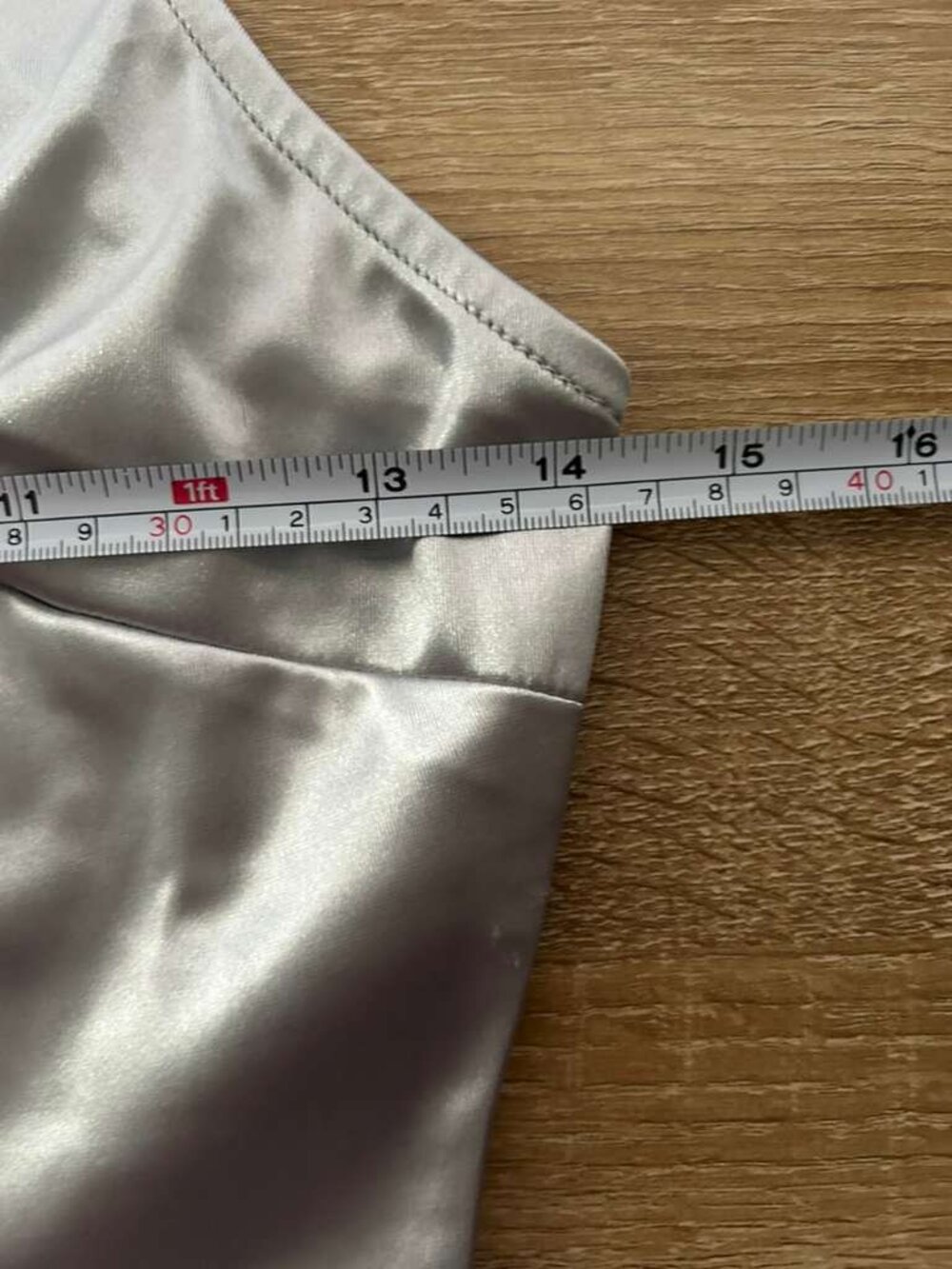 Y2K Silver Metallic Sleeveless Crop Top Party Club S - Picture 6 of 10